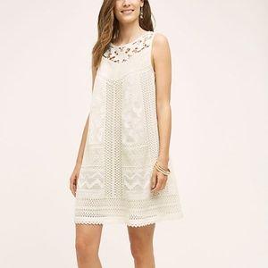 ANTHROPOLOGIE Ivory Dress